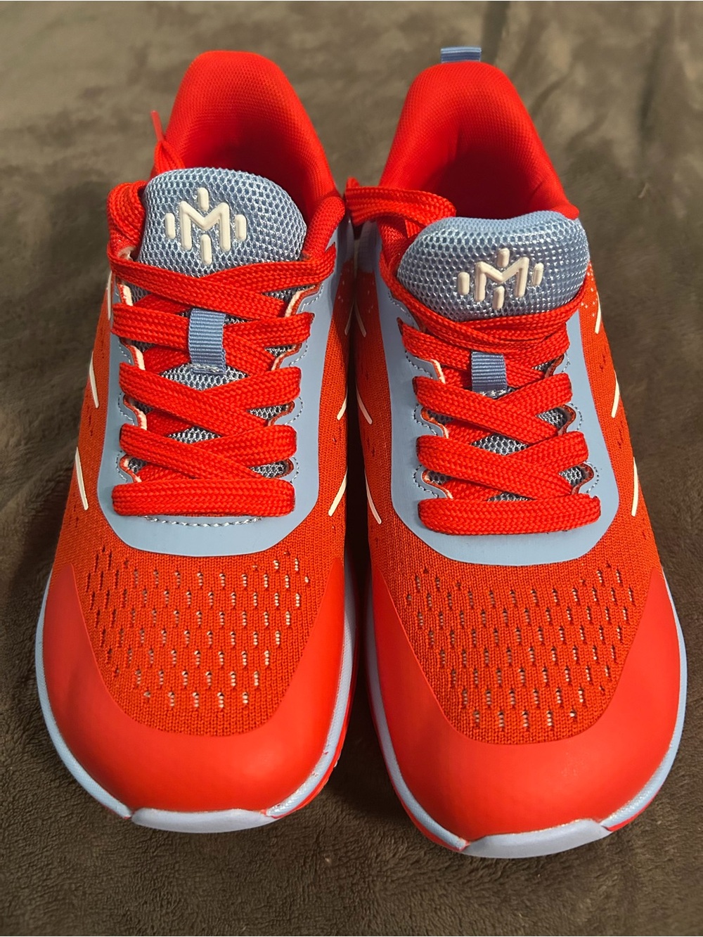 Women’s Red & Light Blue Athletic Sneakers
